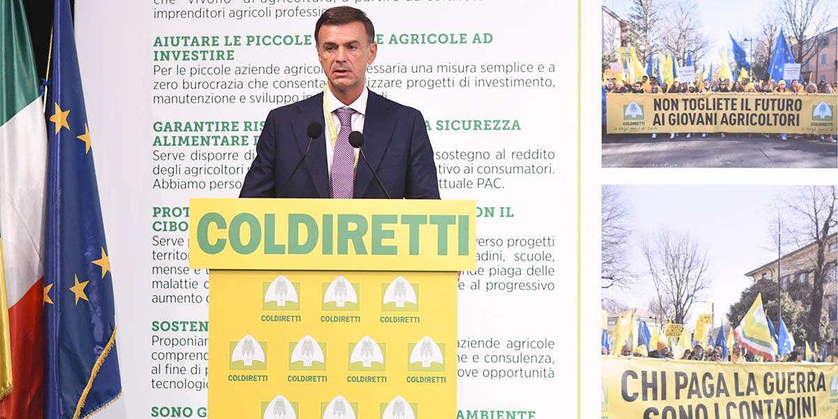 Ettore Prandini, presidente Coldiretti
